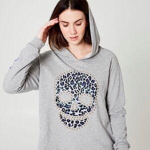SoulCycle - XS- Lauren Moshi- Heather Gray Textured Hoodie